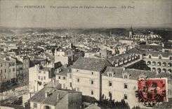 Perpignan CPA Vue generale prise de l'eglise Saint Jacques