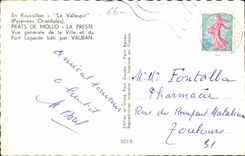 VAllespir Prats de Mollo the Swift one View of the city and strong Lagarde built by Vauban