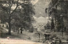 Vernet les Bains CPA the park and the casino