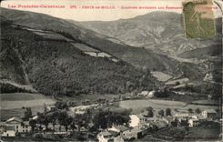 Prats de Mollo CPA District external with the walls