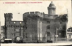 Perpignan CPA Le CAstillet et le nouveau jardin