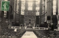 Perpignan CPA Interieur de la cathedrale