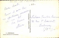 Perpignan - Jardin d'enfants et des Palmiers - CPA 