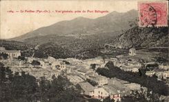 Perthus - View taken Fort Bellegarde - CPA