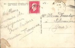 Perpignan - Quai Vauban Le Canigou - CPA 