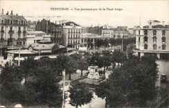 Perpignan - Vue Panoramique de la Place Arago CPA 