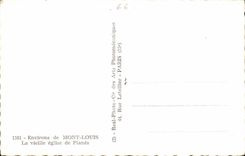 Surroundings of Louis Mount - the Old church the Plane ones - CPA