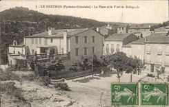 Perthus - the Place and Fort of Bellegarde - CPA