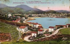 Banyuls on Sea - View taken Road of Cerbere - CPA