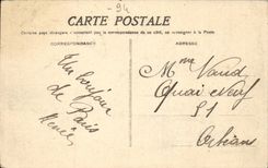 Alfortville CPA Floods 1910 Decure of the Seine Street Minnow