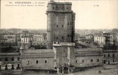 Fort of Vincennes CPA the keep Builds with 14th