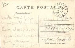 Fort of Vincennes CPA the keep Builds with 14th