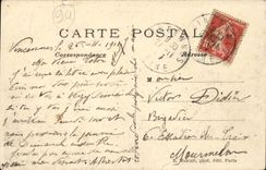 Vincennes CPA the strong old man Exit door on wood the barracks of the dragons