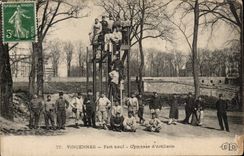 Vincennes CPA Fort nine artillery TOP Gymnasium