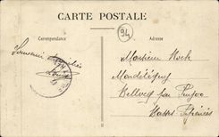 Vincennes CPA Hospital militare Begin Entrance of the patients (stretcher-bearers male nurses)