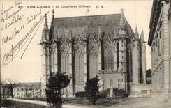 Vincennes CPA the vault of the castle