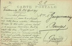 Vincennes CPA the vault of the castle