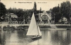 Nogent on the Marne CPA Edges of the Marne