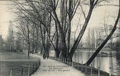 Wood of Vincennes CPA Lake Daumesnil Turn of the lake Left bank