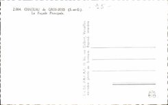 CPA Castle of Large wood the principal frontage