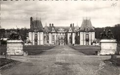 MODERN CARD castle of Large Blois the principal frontage