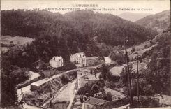 Saint Nectary cPA Road of Murols Valley of Couze