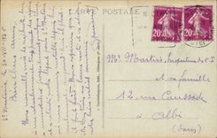 Saint Nectary cPA Road of Murols Valley of Couze