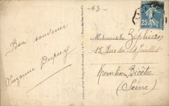 CPA Landscape on Allagnou (train)