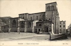 Thiers CPA the church of Saint Genoa