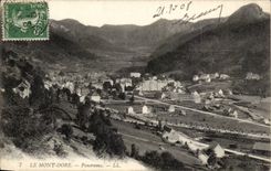 CPA Auvergne the Mount Gilds panorama