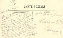 CPA Auvergne the chain of Puys Puy de Dome (cow)