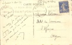 CPA Auvergne Valley of hell Landscape (cows)