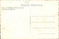 CPA Auvergne Camp of Lastic Borough new buildings