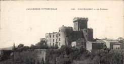CPA Auvergne Chateaugay the castle