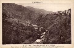 CPA Auvergne Thiers Falls of Durolle In the content of the valley old paper mills or one manufactured paper tim