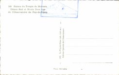 CPA Auvergne Ruins of the mercury southern Domes temple