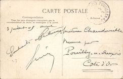 CPA Auvergne The bourree (dance dance hall folklore)