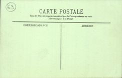 CPA Auvergne the chain of the tops Seen of the ruins of the temple