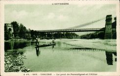 CPA Auvergne Issoire the bridge of Parentignat and Allier