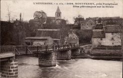 CPA Auvergne Montfermy close pontgibaud picturesque Sites on Sioule