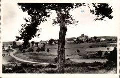 Fournols of Auvergne MODERN CARD Fishing mushrooms swimming pool View