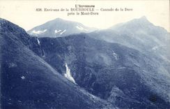Auvergne CPA Environs of Bourboule Cascade of Gilds close the Mount Gilds