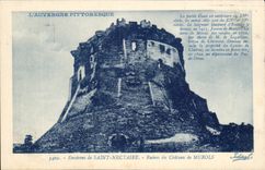 Auvergne CPA surroundings of Saint Nectary Ruins of the castle of Murols