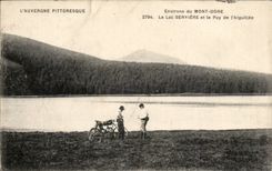 Auvergne CPA Environs of the Mount Gilds the mow Serviere and the puy the Acicular one