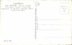 CPA Lake Serviere Old volcanic crater quaternary time northern View