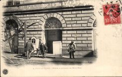 CPA Puy de Dome Sedan-chair with the Mount Gilds