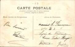 Auvergne CPA Volvic the castle of Bosredon and the bell-tower of the church