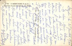 The Mount Gilds - Banks of the Lake Chambon alt 8801 m - CPA