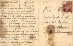 Clermont Ferrand - Street of the Fats and the Cathedral - car - CPA