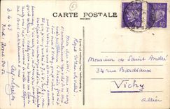 Royat les Bains - Interior of the Church - CPA